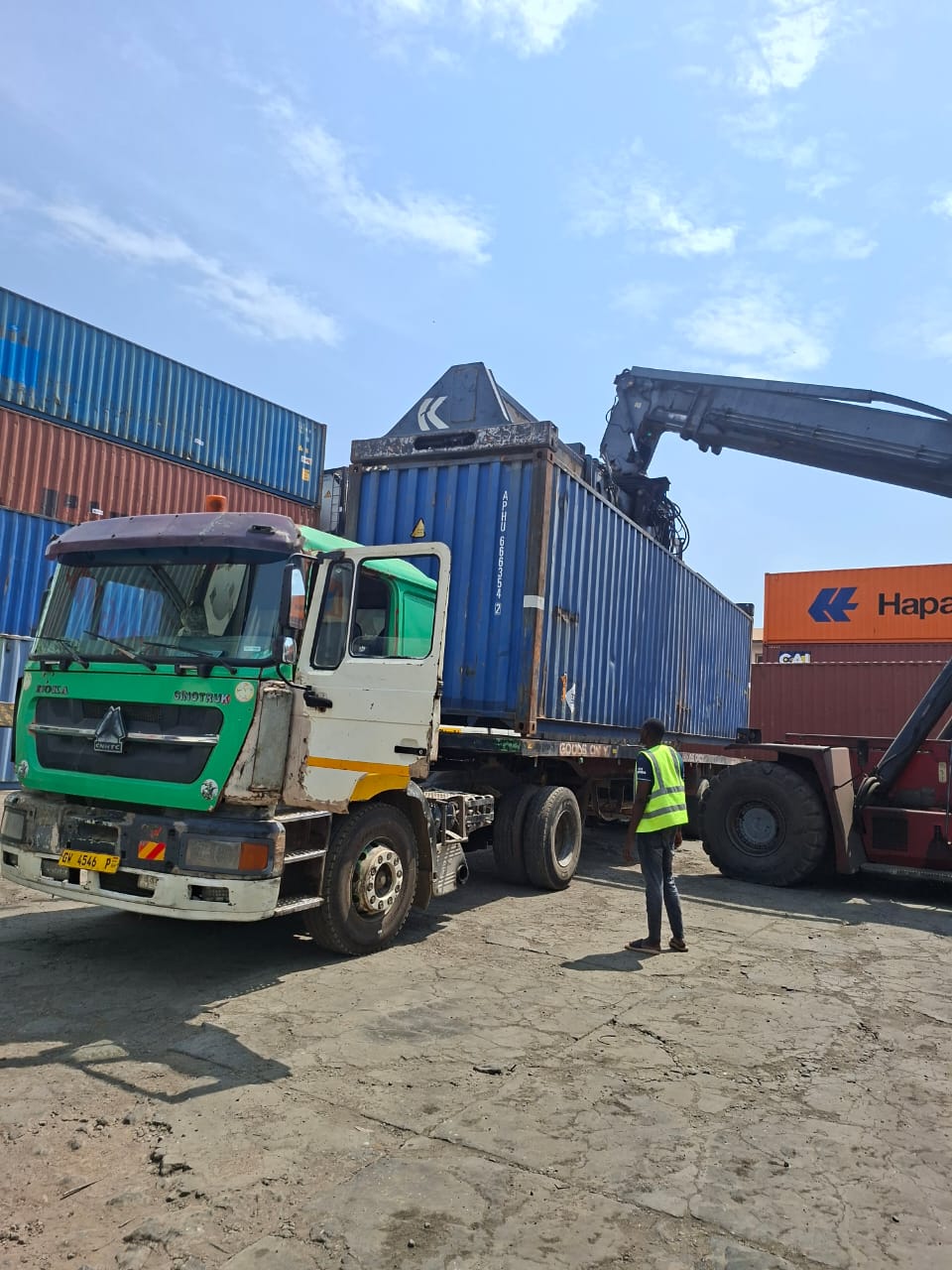 Container handling
